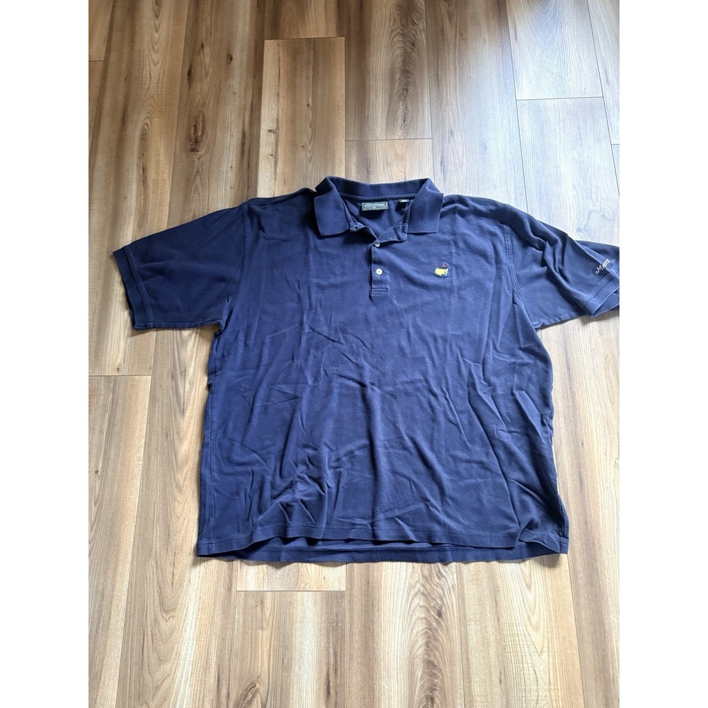 Masters Collection Polo Shirt Men's XXL Cotton‎ Navy Blue Golf